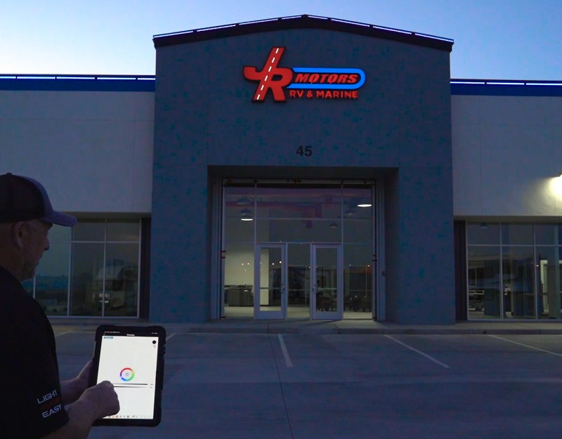 JR Motors RV and Marine Setting Color with SmartLoop App