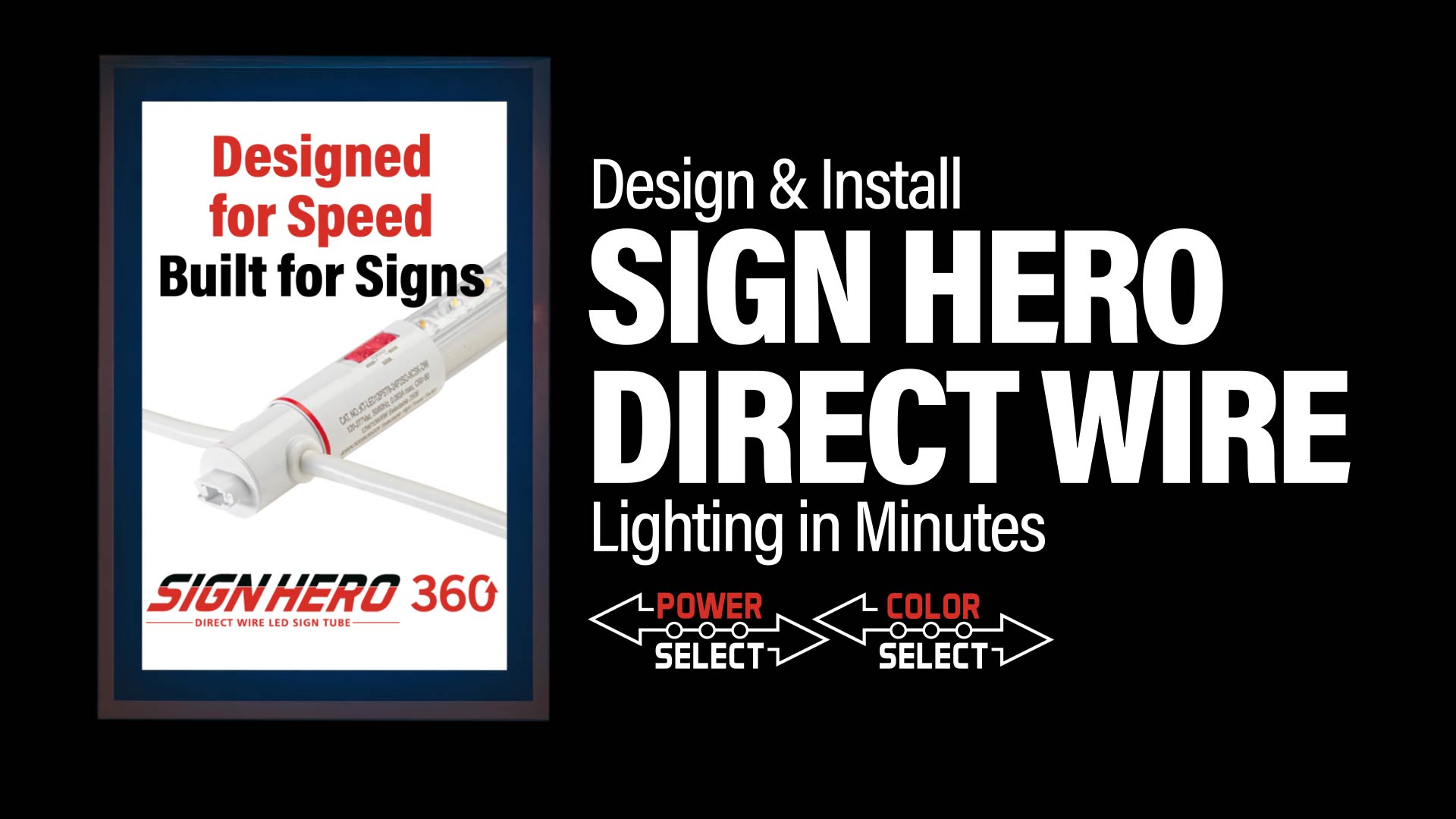 Sign Hero Direct Wire New Install Video Thumbnail