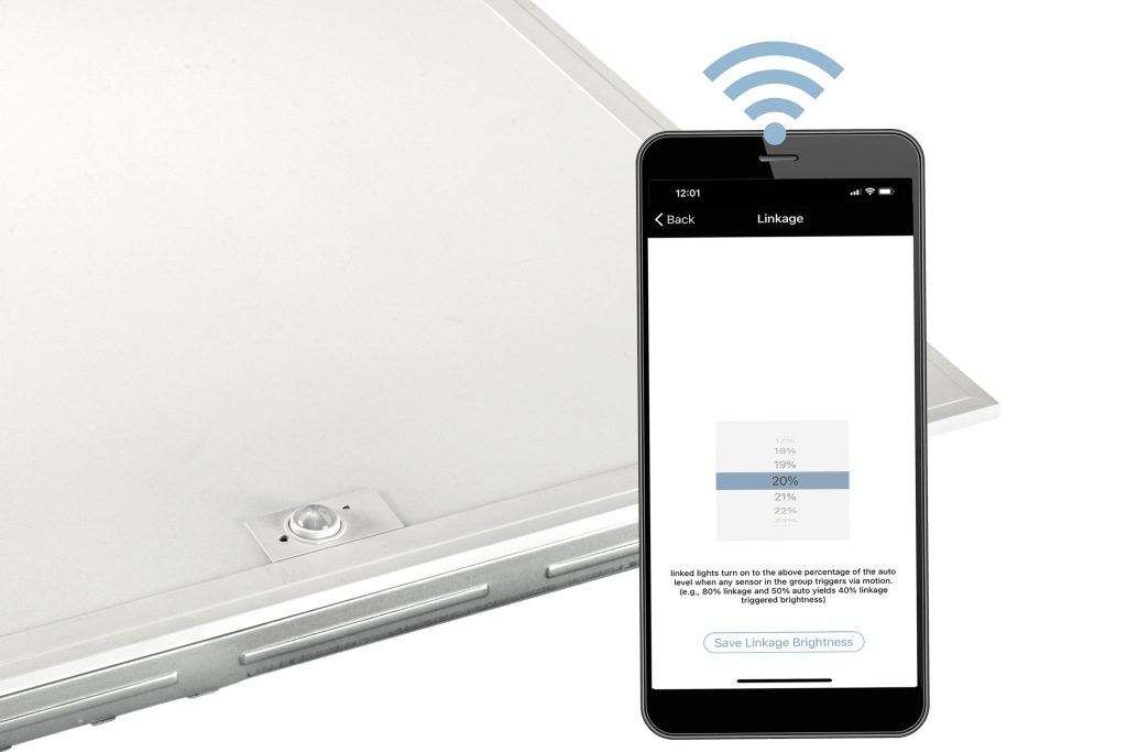 backlit led panel with smartloop phone