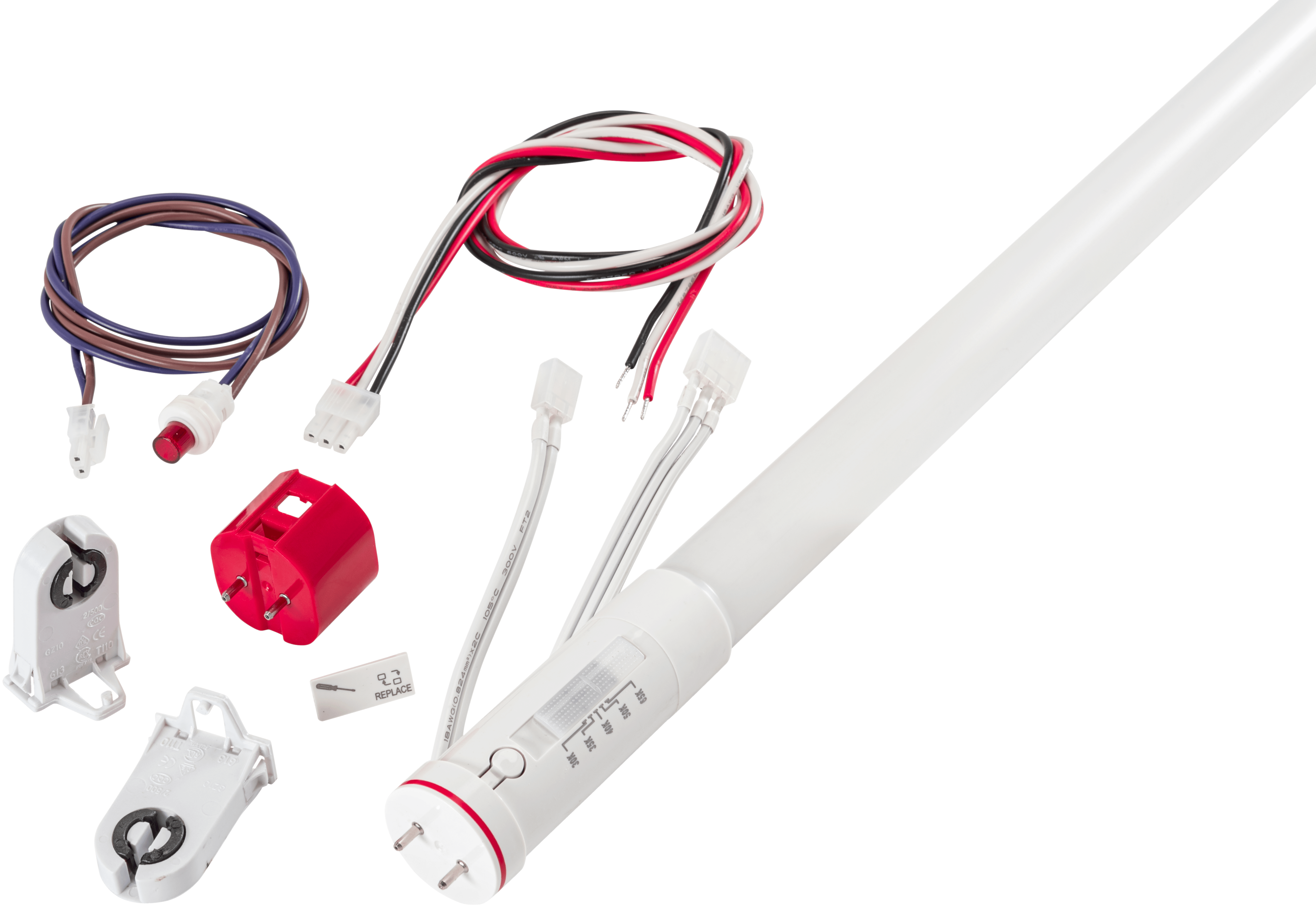 emergency t8 led tube everything included