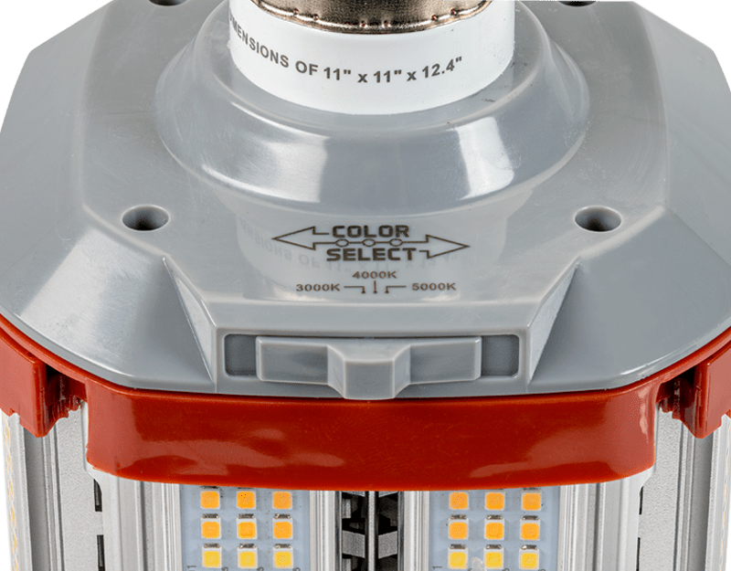 led retrofit for shoebox fixture color select switch