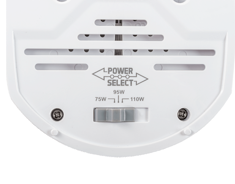 led retrofit for shoebox fixture power select switch