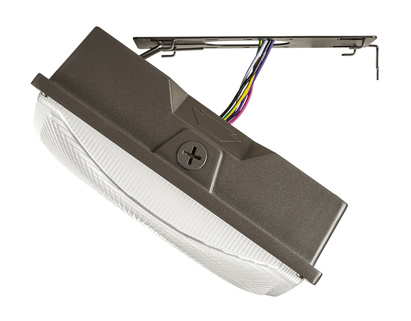 led signage lighting canopy fixture with bracket