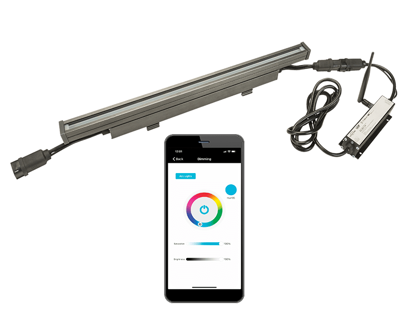 led signage lighting mistik wall washer with smartloop