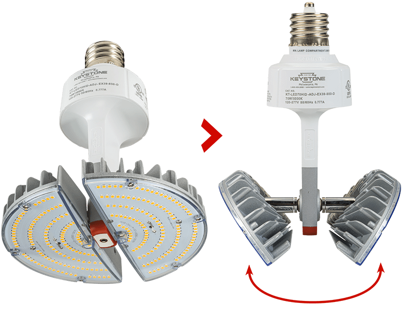 led signage lighting multi-directional led hid