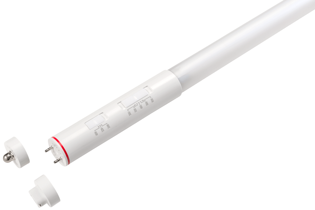 led t8 ballast bypass with cap adapters