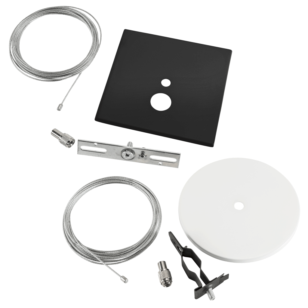 linear led pendant accessories black finish