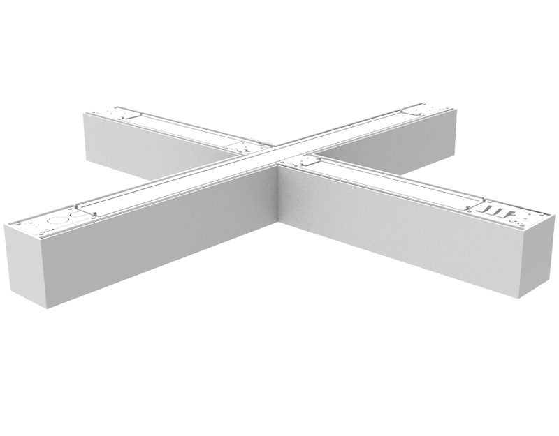 linear led pendant x shape