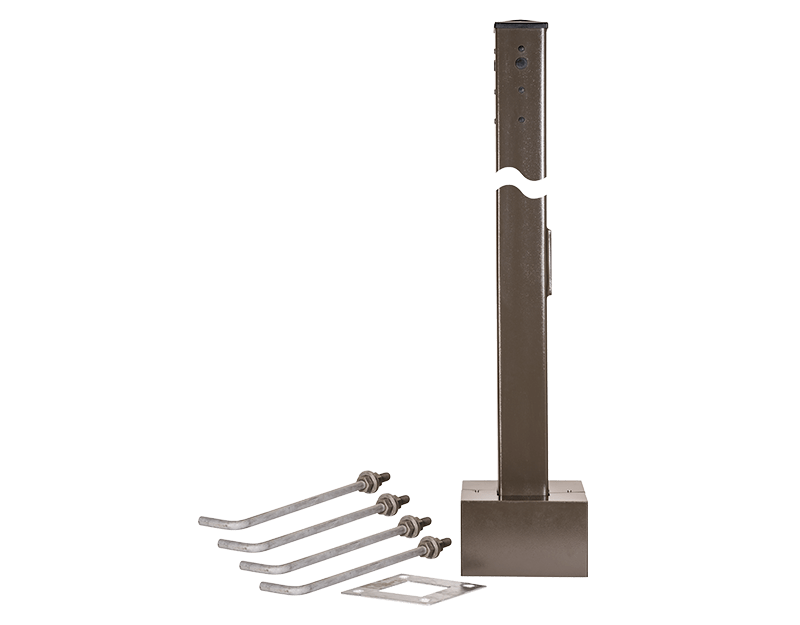 outdoor led light fixtures pole with accessories