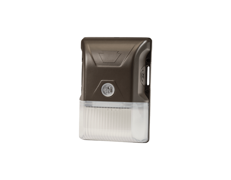 outdoor led light fixtures small low profile TAA